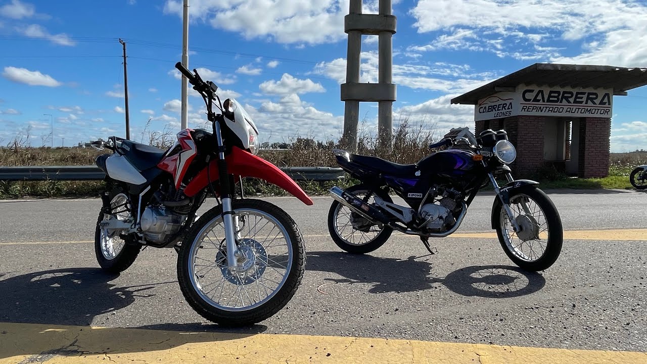 VELOCIDAD GPS DE YAMAHA YBR125 y VS CONTRA XR150 🚀 ​⁠@E.g.o.Motovlog