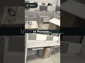FULL OFFICE INTERIOR + FURNITURE WORKSTATIONS WITH HALF PINBOARD & HALF WHITEBOARD #braplafurniture