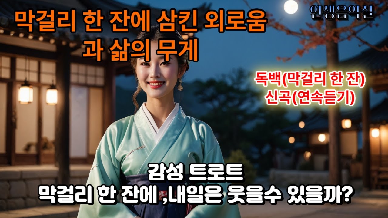 독백-(막걸리 한 잔)30분. 