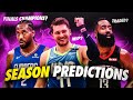 OFFICIAL 2021 NBA SEASON PREDICTIONS! (AWARDS, STANDINGS, TRADES, FINALS)