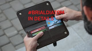 Мужской клатч с удобным внешним отделением BRIALDI Atom (Атом)