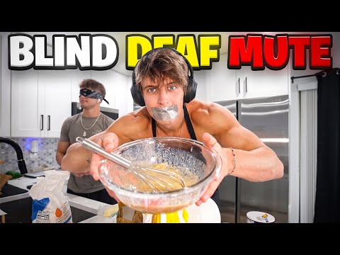We tried to bake blindfolded and it was CHAOS