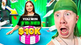 THE NUTTIEST BLACKJACK SIDE BET WIN I'VE EVER SEEN! ($20,000 SESSION)
