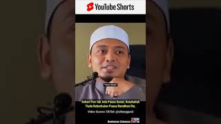 Sehari Pun Tak Ada Puasa Sunat Ketahuilah Tiada Keberkatan Puasa Ramdhan Dia  Ustaz Wadi Annuar