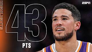 BIG GAME BOOKER ☀️ Devin Booker scores 43 PTS in win vs. Pacers | NBA on ESPN
