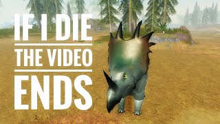 if I die the video ends (brick styracosaurus) (dinosaur world mobile roblox) screenshot 3