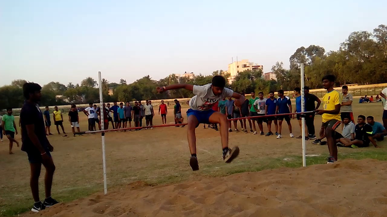 High jump practice for TS constable events at 