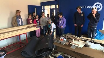 Achterhoekse leerlingen met beperking bekijken nieuwe school