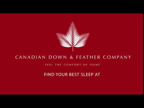 850 Loft Canadian Hutterite Goose Down Duvet - 500 Thread Count