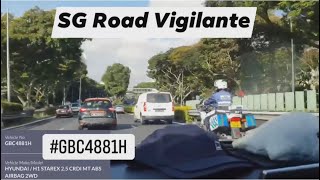 13nov2020 #GBC4881H hyundai starex pulled over for tailgating camcar  exceed vehicle speed limit