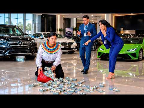 She was kicked out for her appearance and ended up buying the best car in 24 hours