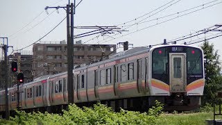 E129系B5+A31編成信越本線下り普通441M　長岡→新潟