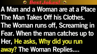 A Man and a Woman are at a Place | #jokeoftheday