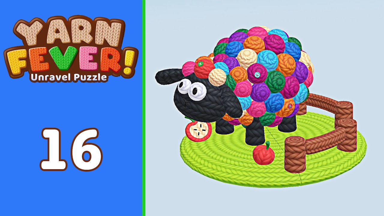 Yarn Fever! Unravel Puzzle Level 16 | Every Puzzle Solved! 🎯