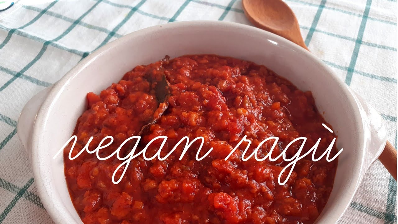 Ragù con macinato vegetale 