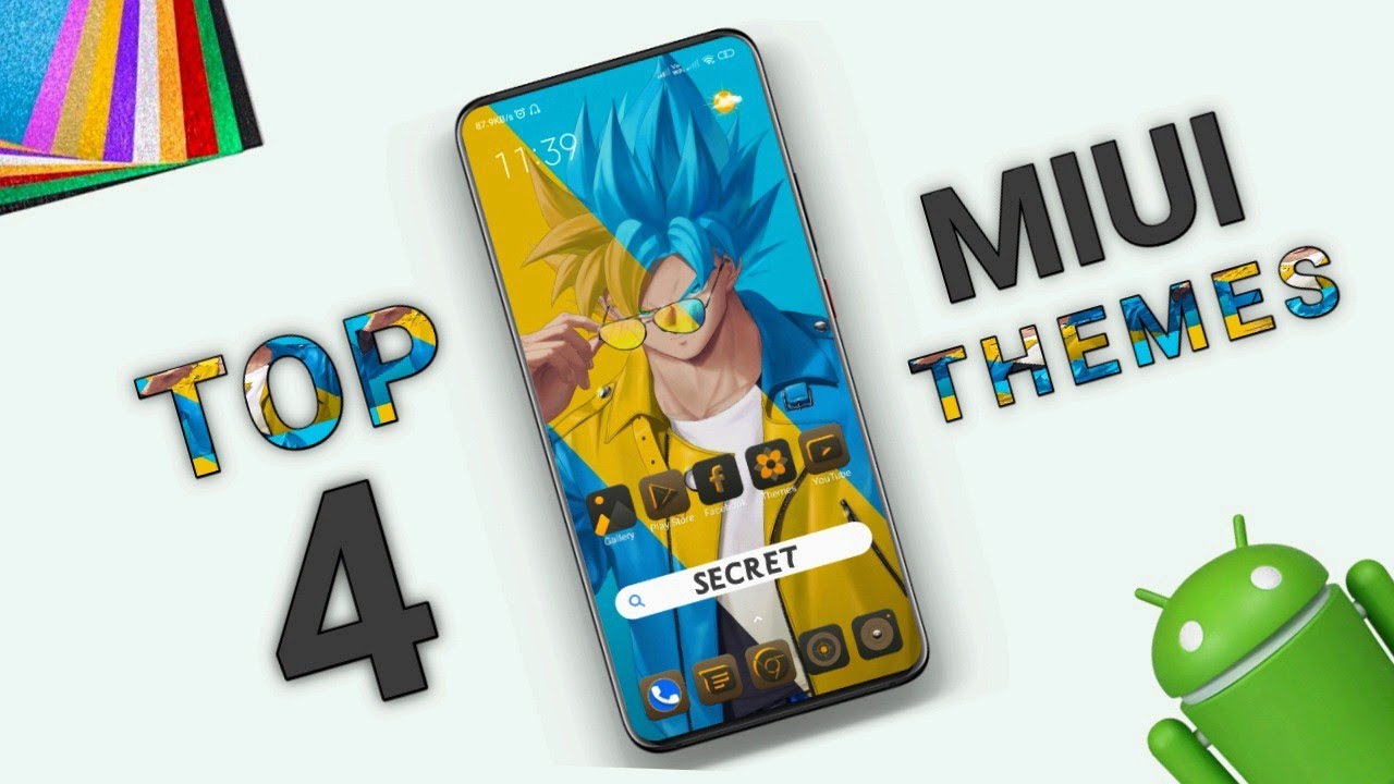 Top 4 *SECRET* MIUI THEMES ⚡💥 || New Miui 13 Themes