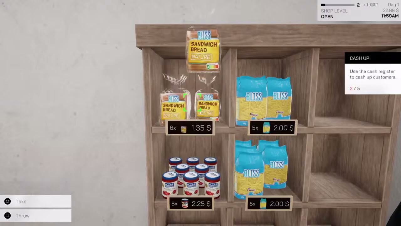 Opening the CGN Games supermarket || SUPERMARKET SIMULATOR PS5