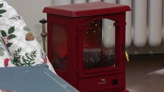 Living Glow Infrared Stove Heater with Remote & Thermostat on QVC