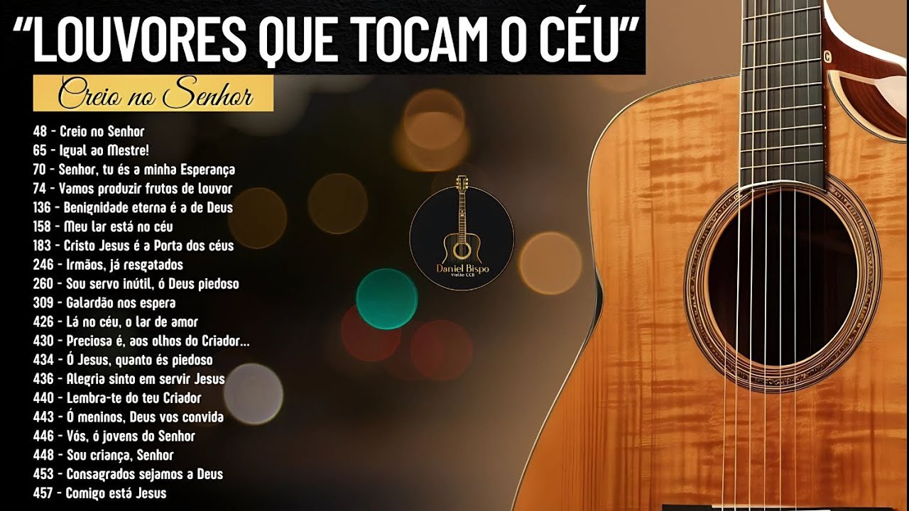 Louvores CCB no Violão que Tocam o Céu  Instrumental de Paz
