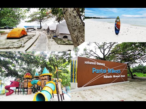 Keindahan Panorama Pantai "M Beach" Kalinda Lampung Selatan