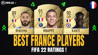 FIFA 22 | TOP 30 FRANCE PLAYER RATINGS! ?? | FT. MBAPPÉ, KANTE, BENZEMA... etc