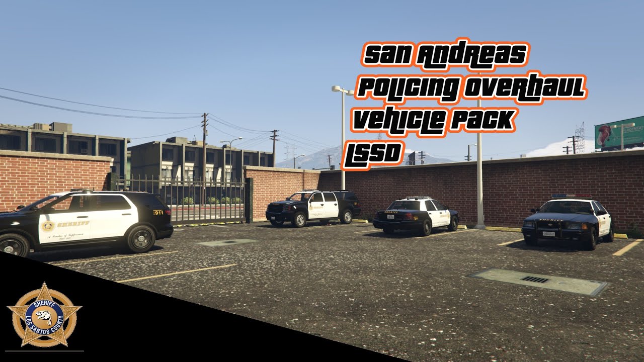 GTA V San Andreas Policing Overhaul Vehicle Pack Unmarked Police Showcase (LSSD)