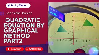 Quadratic Equation by Graphical method/ representation of quadratic equation graphically