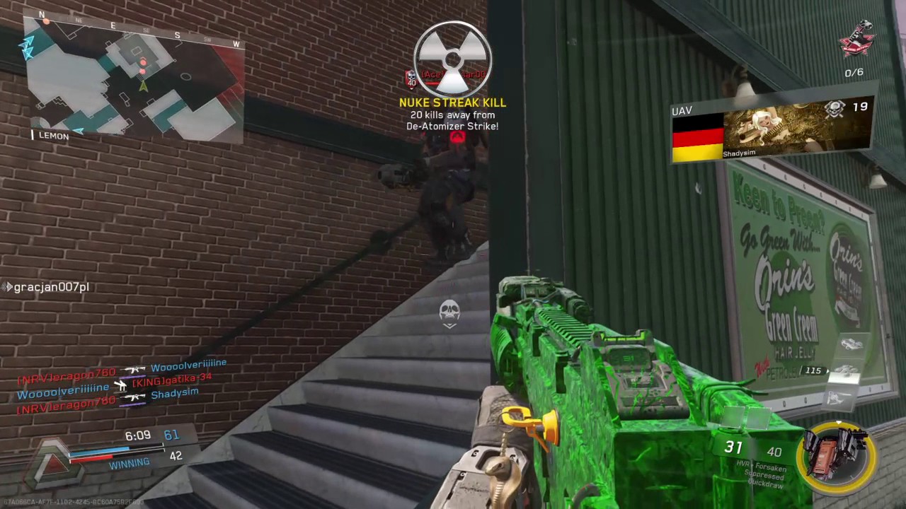 Call of Duty®: Infinite Warfare 13 kill streak rushing with HVR Forsaken