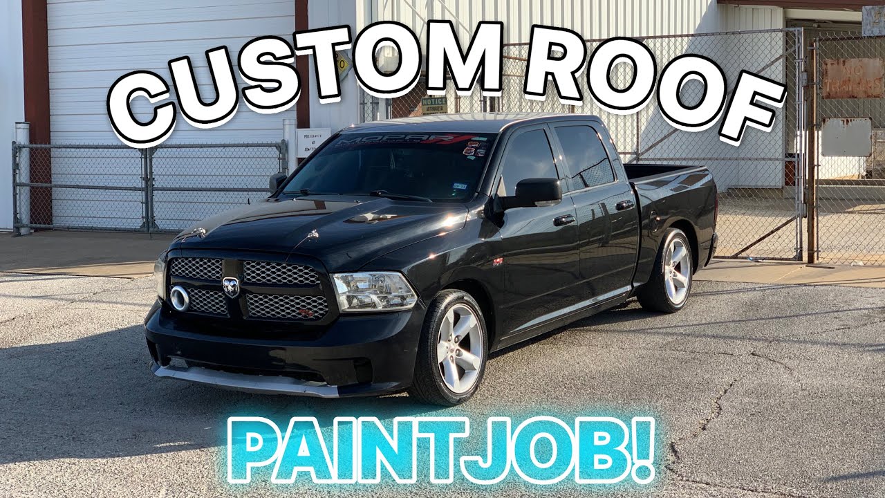 Custom Roof PaintJob On A Ram 1500! YouTube