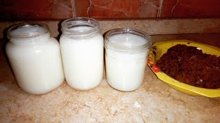 طريقة عمل السمنة البلدي من الحليب فى البيت واستخراج المورته منها