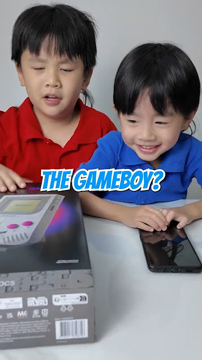 Bro tries gameboy or gaming phone