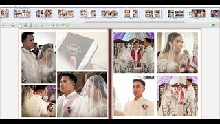 Layout Project - Wedding 8x8 Book Richelle Enrico