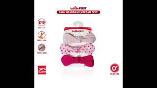 ADEKMUNGIL REVIEW ON BABIESFIRST BABY HEADBAND KOREAN