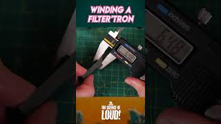 Winding a Filtertron Pickup #shorts #csguitars #scienceofloud