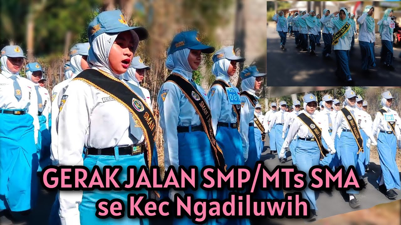 Gerak Jalan SMP/SMA se Kec Ngadiluwih