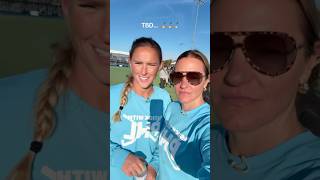 Kylie Kelce and Nicki Marie team up in the name of #fieldhockey 🏑💪🏼👑💛