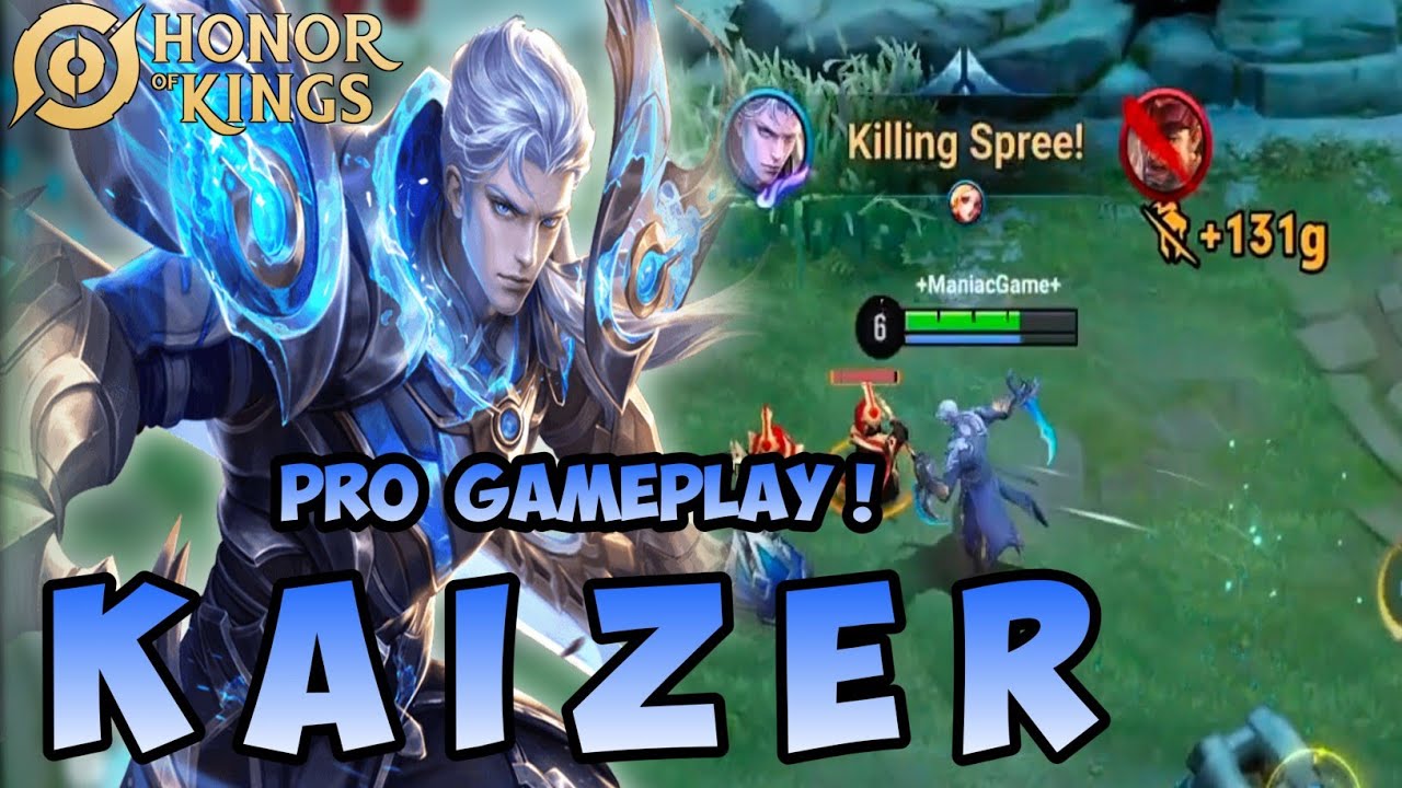 KAIZER Fighter Clash Lane Role | STRONG & INSANE DAMAGE - Honor of Kings (HOK)