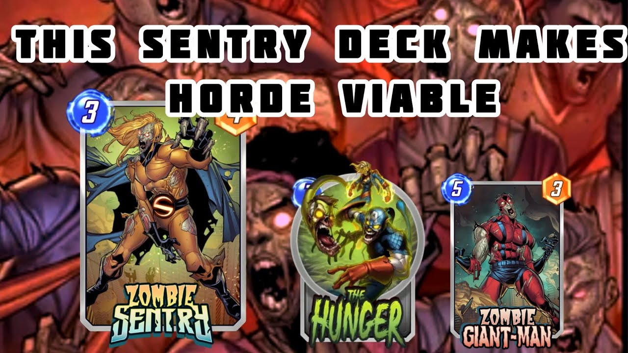 This Zombie Sentry Deck Brought Horde Back to Life - Marvel Snap new card - Zombie season.