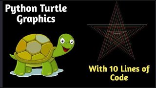 Celebrity Star Design | Python Turtle Graphics | Almost 11 Profile