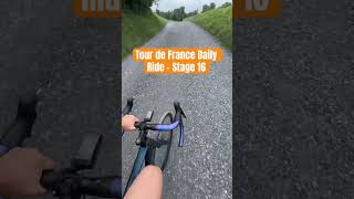 Tour de France Daily Ride - Stage 16 @greshfit