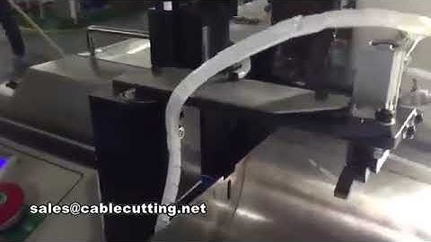 wire stripping cutting terminal crimping with sleeve insertion both or single end