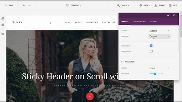 Sticky Header on Scroll with Joomla Website Builder Gridbox 2