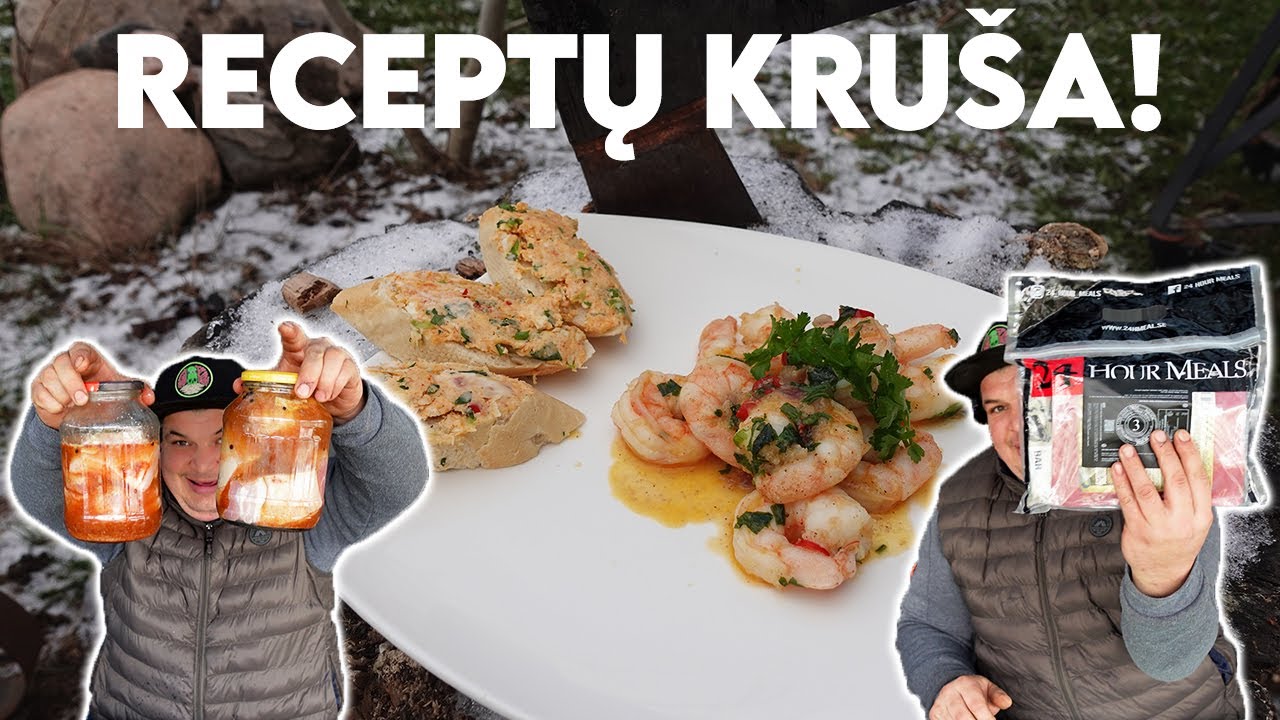 Krevetes,lasiniai ir sviestas :D receptu krusa !!!