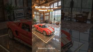 Real Car Inside Floor?! 😳 3D Epoxy Transformation That Looks incredible | #car #garage #subscribe