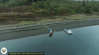 Beached Boat On Portage Island October 11,2023
