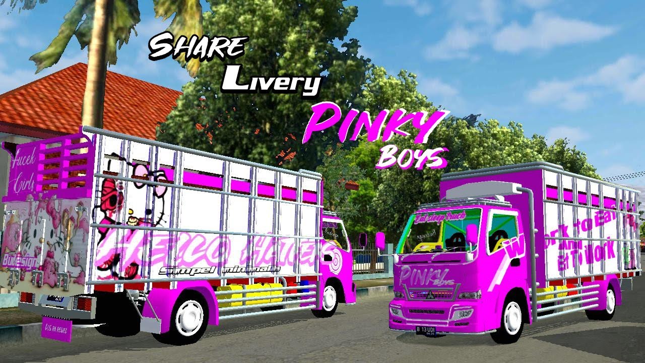RILIS LIVERY PINKY BOYS 2020 CANTER ADS MINIMALIS - YouTube
