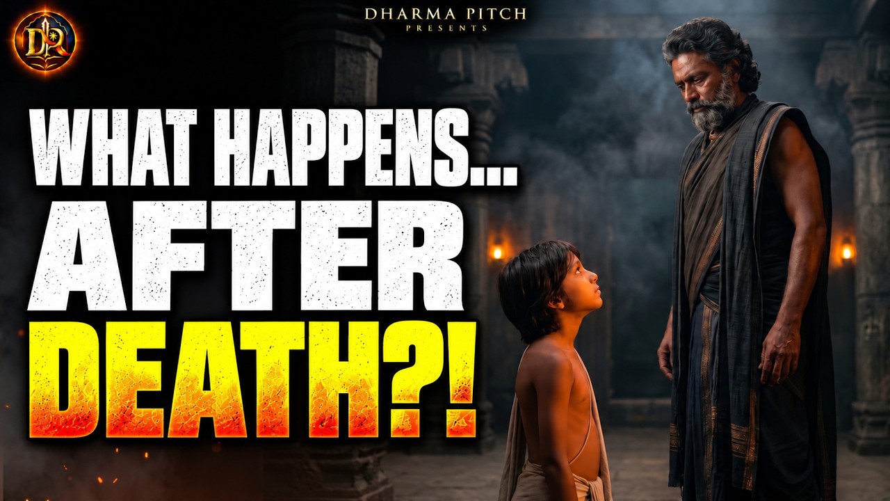 YouTube thumbnail for the Dharma Pitch film on Nachiketa and Yama