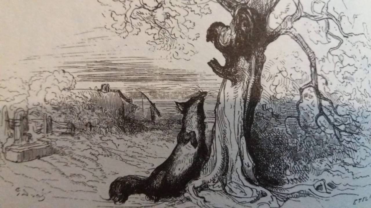 Fables de La Fontaine - Le coq et le renard - YouTube