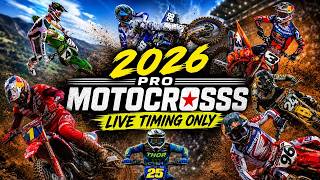 2026 Pro Motocross Budds Creek Round 10 Live Timing Only