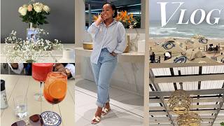 VLOG| Spend a few days with me, lunch by the beach, cook with me, gym session, beauty haul